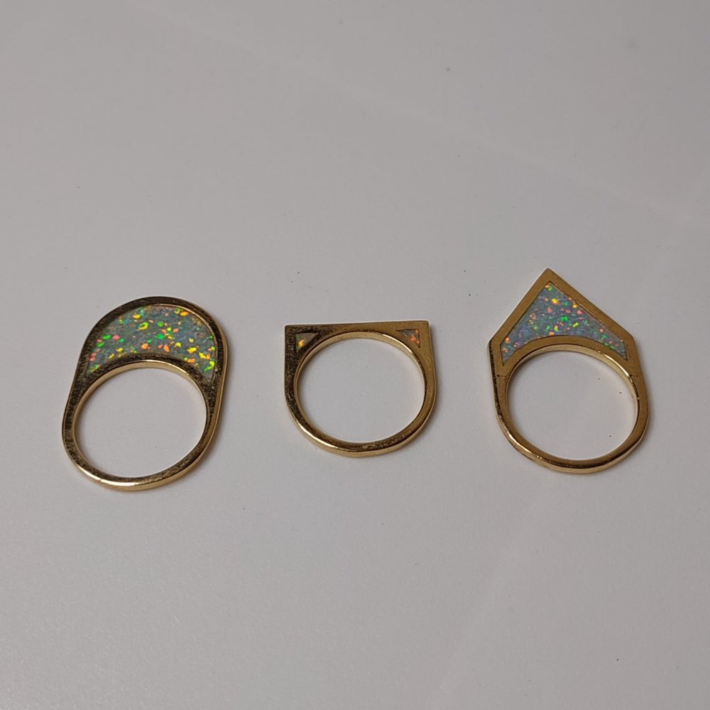 Set Of 3 Matching Size 7.75 Rings - Picture 5 of 11